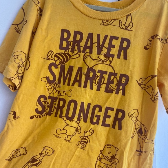 Disney Store Boys Winnie the Pooh T-Shirt small(5/6) - Picture 2 of 4